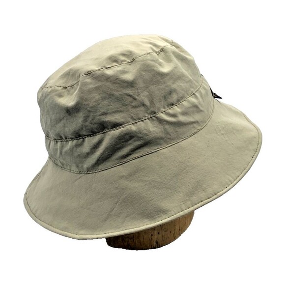 Retro Franz Bittner Gore-Tex Reversible Sun Hat Packable Beige Blue Bucket Hat - Picture 3 of 13